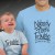 T-shirts Pai e Bebé Nobody Loves Trouble