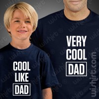 T-shirts Pai e Filho Very Cool Dad