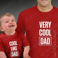 T-shirts Pai e Bebé Very Cool Dad
