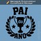 T-shirt Pai do Ano, Mensagem Personalizável (Padrinho, Namorado, Irmão, Homem, Mais)