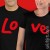 Conjunto de 2 t-shirts Love