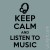T-shirt Keep Calm... Music