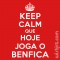 T-shirt Keep Calm Que Hoje Joga o Benfica