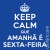 T-shirt Keep Calm Amanhã Sexta