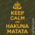 T-shirt Keep Calm Hakuna
