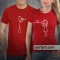 T-shirts Say You Love Me. Conjunto de 2 tshirts edição especial Dia dos Namorados, Homem e Mulher