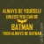 T-shirt Always be Yourself
