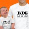 T-shirts para o Pai e Bebé Big Man Little Man - Prenda para o Pai