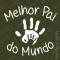 T-shirt Melhor Pai do Mundo Mãos