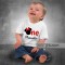 T-shirt Bebé Minnie One Two - Mensagem e Nome Personalizável