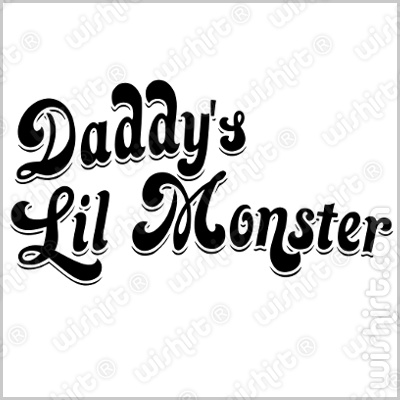 T-shirt Daddys Lil Monster