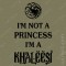 T-shirt I'm not a princess I'm a Khaleesi