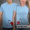Conjunto 2 t-shirts Heart Puzzle. Conjunto de 2 tshirts edição especial Dia dos Namorados, Homem e Mulher