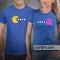 Conjunto 2 t-shirts Pacman S. Valentim. Conjunto de 2 tshirts edição especial Dia dos Namorados, Homem e Mulher