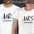 T-shirts Mr & Mrs Est