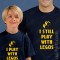 T-shirts Play With Legos - I Still Play With Legos Criança, Conjunto de uma t-shirt de homem + uma t-shirt de criança