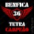 T-shirt Benfica Tetra Campeão