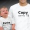 T-shirts Copy Paste para Pai e Bebé - Dia do Pai, Aniversário e Natal