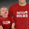 T-shirts Master Builder Demolition Expert Bebé. Presentes Dia do Pai, conjunto de uma t-shirt de homem + uma t-shirt de bebé