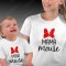 T-shirts Mãe e Filha Mini Mouse Mama Mouse Bebé
