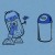 T-shirt R2-D2 in Love