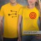 Conjunto de duas tshirts Flechas Alvo. Conjunto de 2 tshirts edição especial Presente Dia dos Namorados