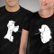 Conjunto de duas tshirts Lady and the Tramp. Conjunto de 2 tshirts edição especial Presente Dia dos Namorados