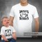 Conjunto de duas t-shirts Pai e Bebé Drinking Buddies - Dia do Pai