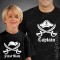 T-shirts para Pai e Filho Captain First Mate - Prenda do Dia do Pai