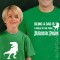 T-shirts Being a DAD is a Walk in the Park... Jurassic Park Pai e Filho. Prenda Dia do Pai, conjunto de duas t-shirts, edição especial Dia do Pai. T-shirt de Homem + T-shirt de Criança